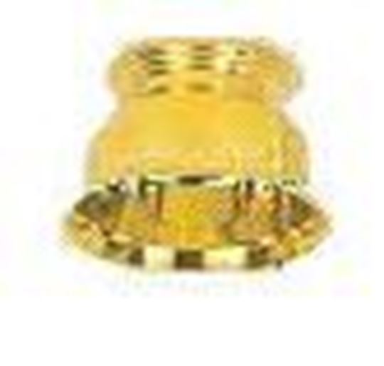 C and J Craft Supply. Bright Gold Plated Plastic Base