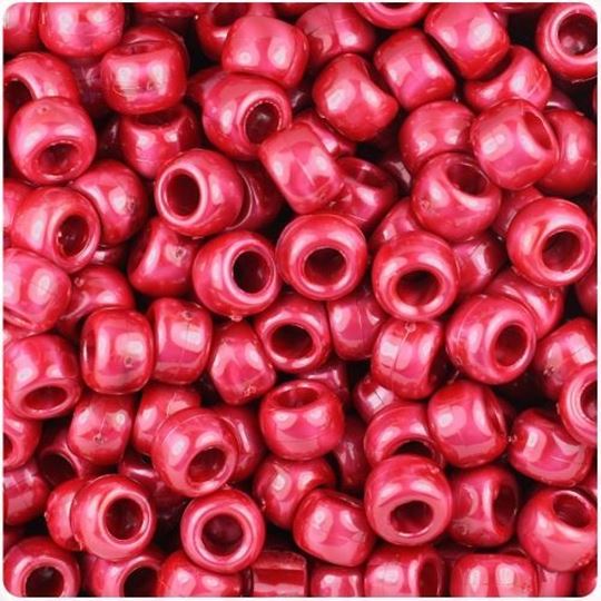 P-3221 Red Pony Beads