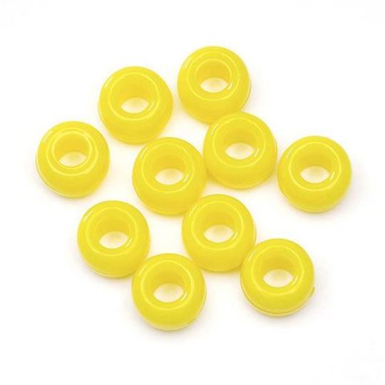 O-3867 Yellow Pony Beads