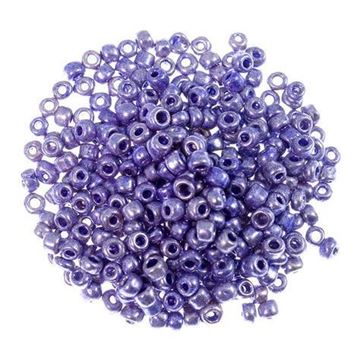 Purple Czech Glass "E" Beads 