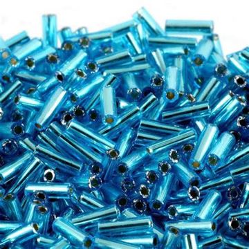 Turquoise Bugle Beads