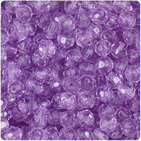 T-895 Light Amethyst Faceted Beads